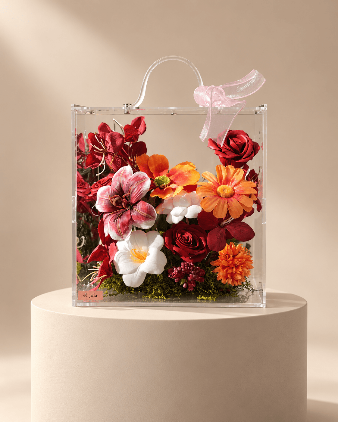 JOIA Red / Orange flower box
